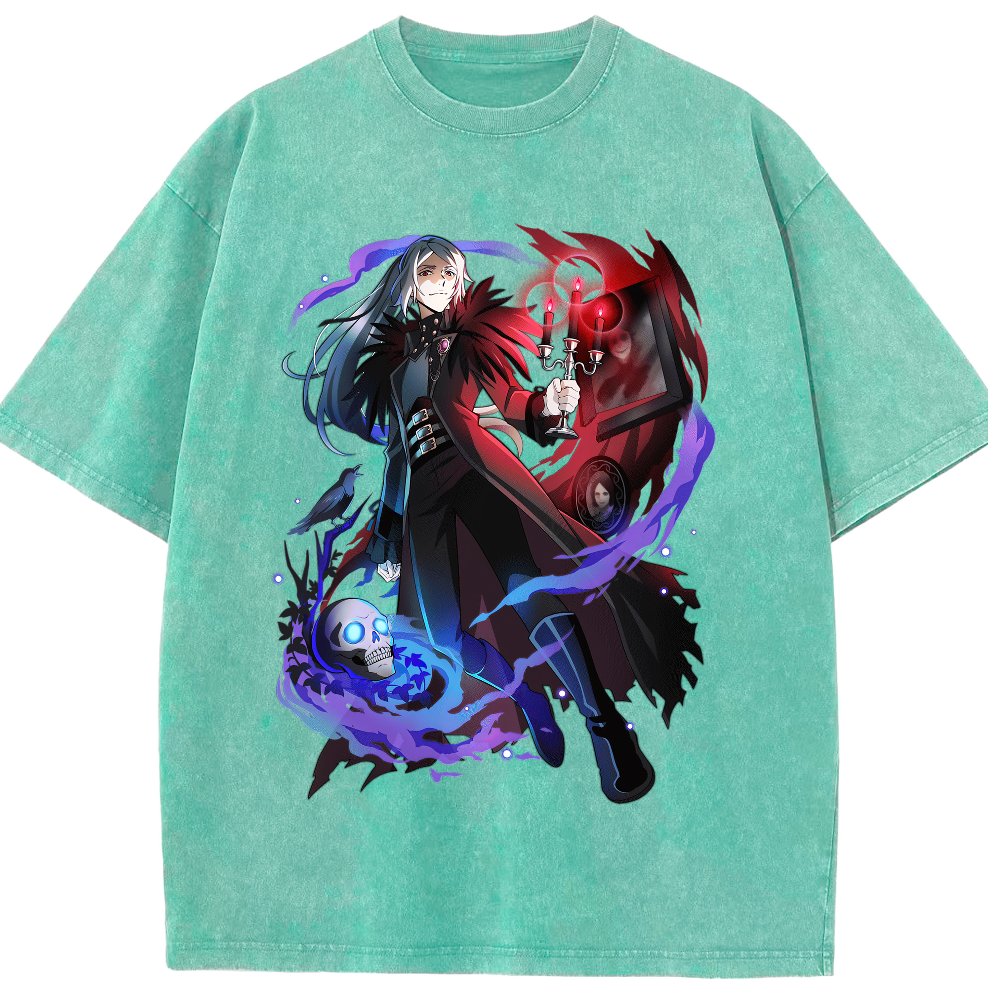（画像用） 文豪ストレイドッグス Bungo Stray Dogs 綿100% ヴィンテージ風 半袖Tシャツ（フロントプリント）